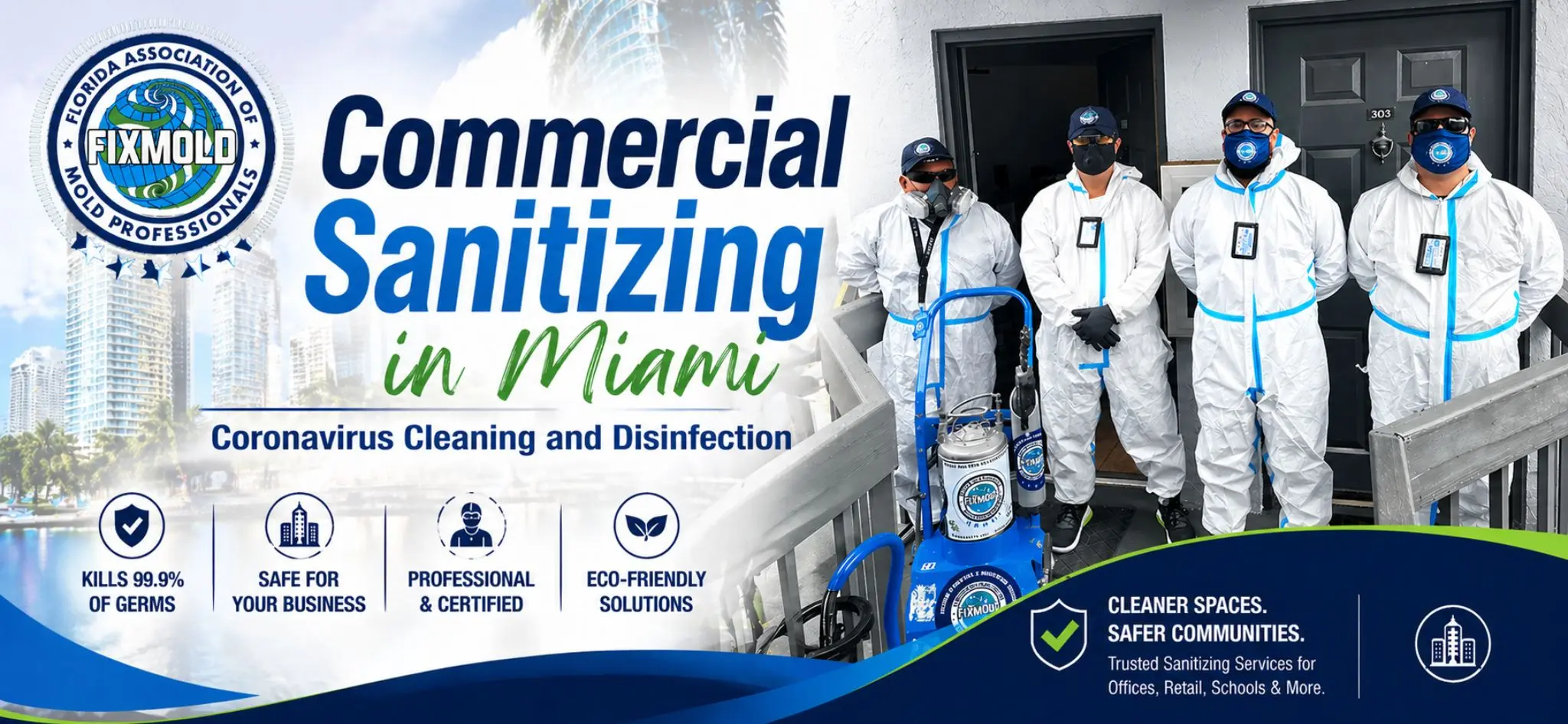 Fixmold Coronavirus Cleaning and Disinfection