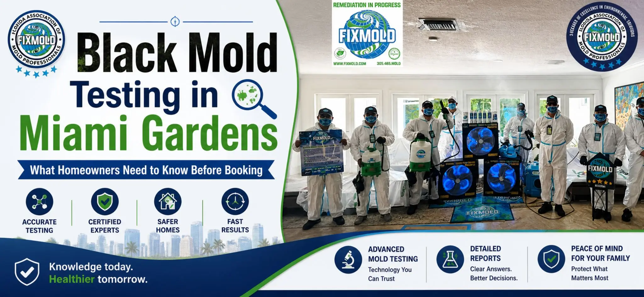 Black mold testing in Miami Gardens