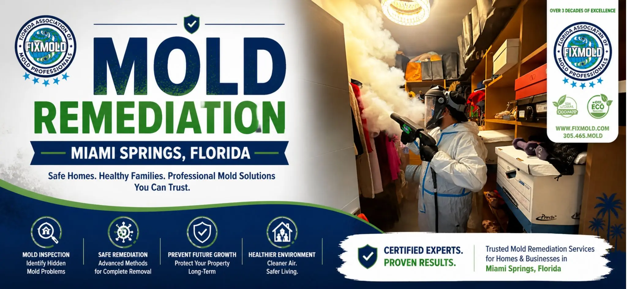 Mold Remediation Miami Springs Florida