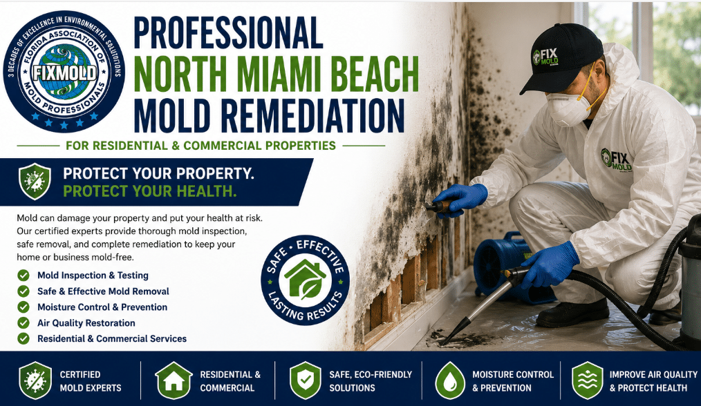 Professional North Miami Beach Mold Remediation for Residential & Commercial Properties