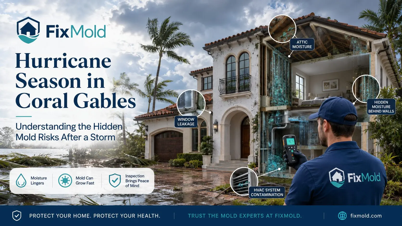 Hurricane Season in Coral Gables: Understanding the Hidden Mold Risks After a Storm
