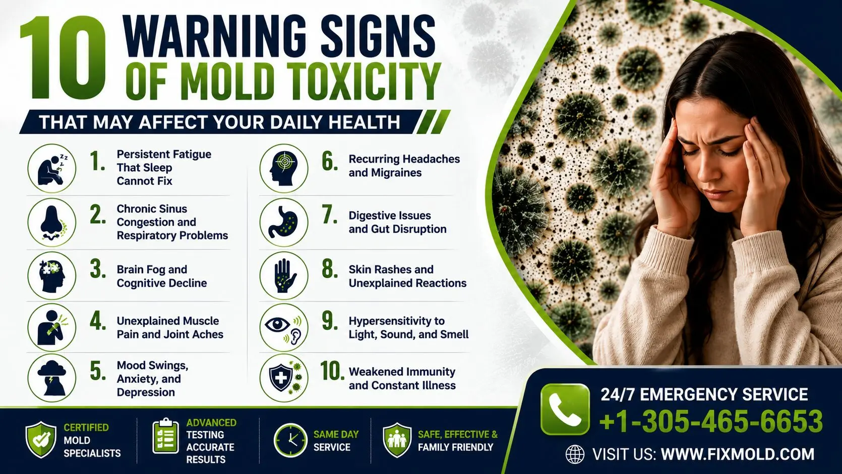10 warning signs of mold toxicity