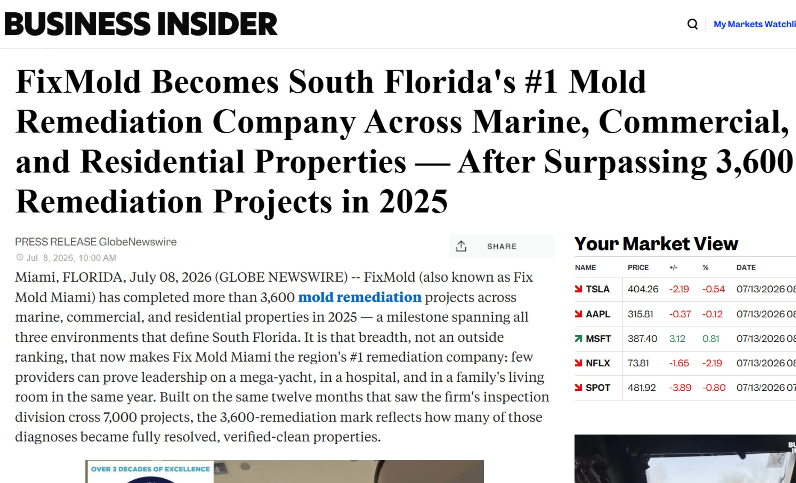Projects in 2025